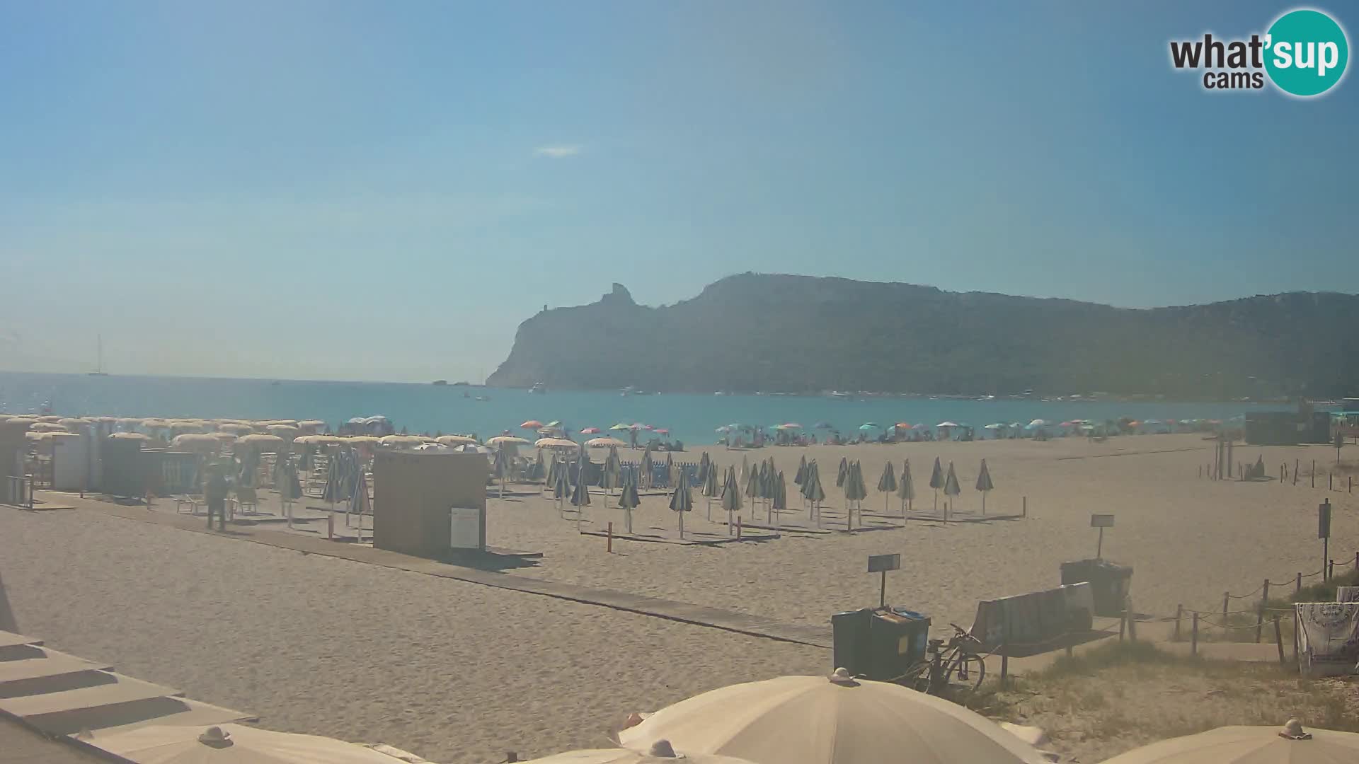 Webcam plage de Poetto | Cagliari | Sardaigne
