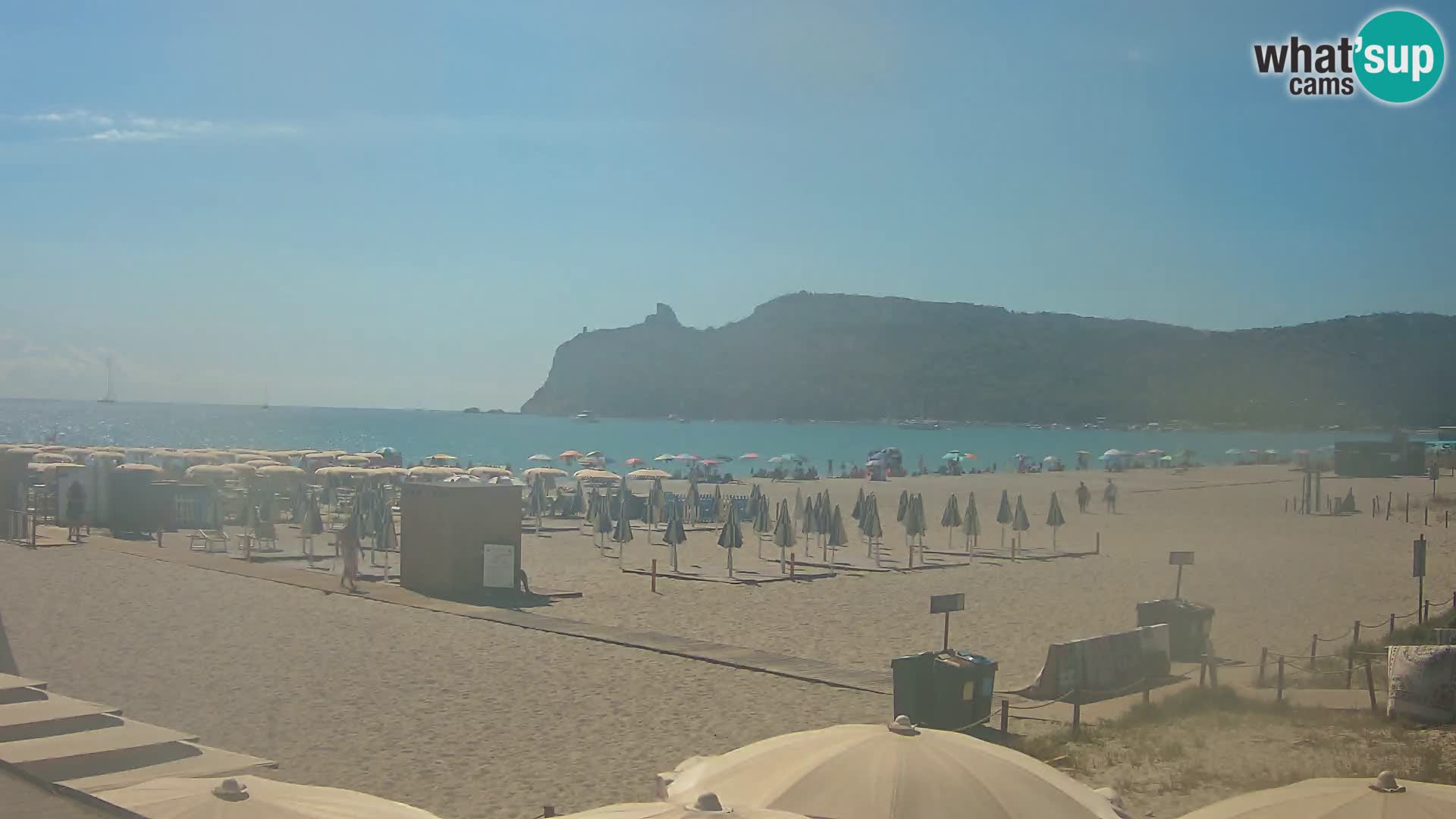 Poetto beach webcam | Cagliari | Sardinija