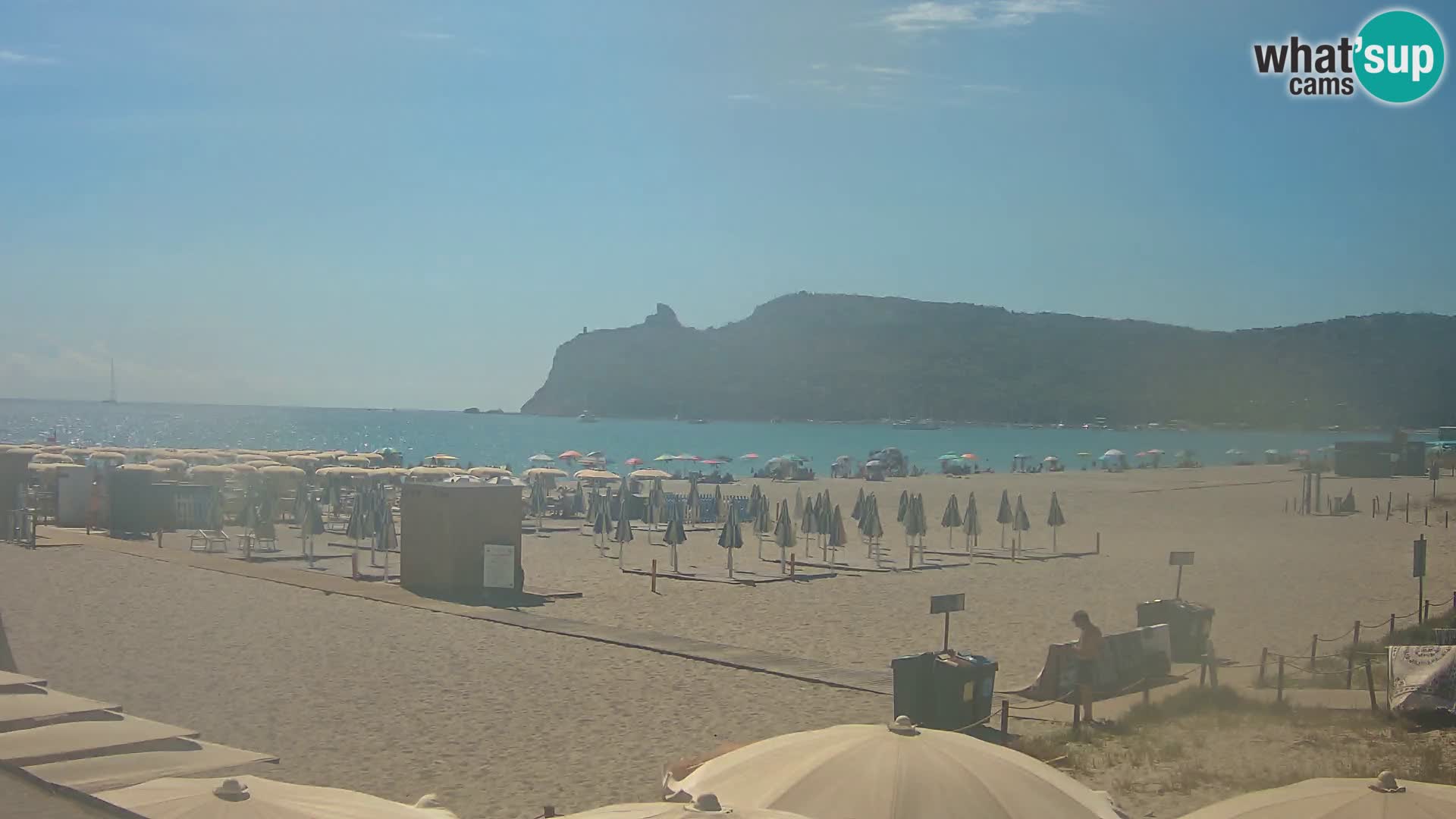 Poetto beach webcam | Cagliari | Sardinia