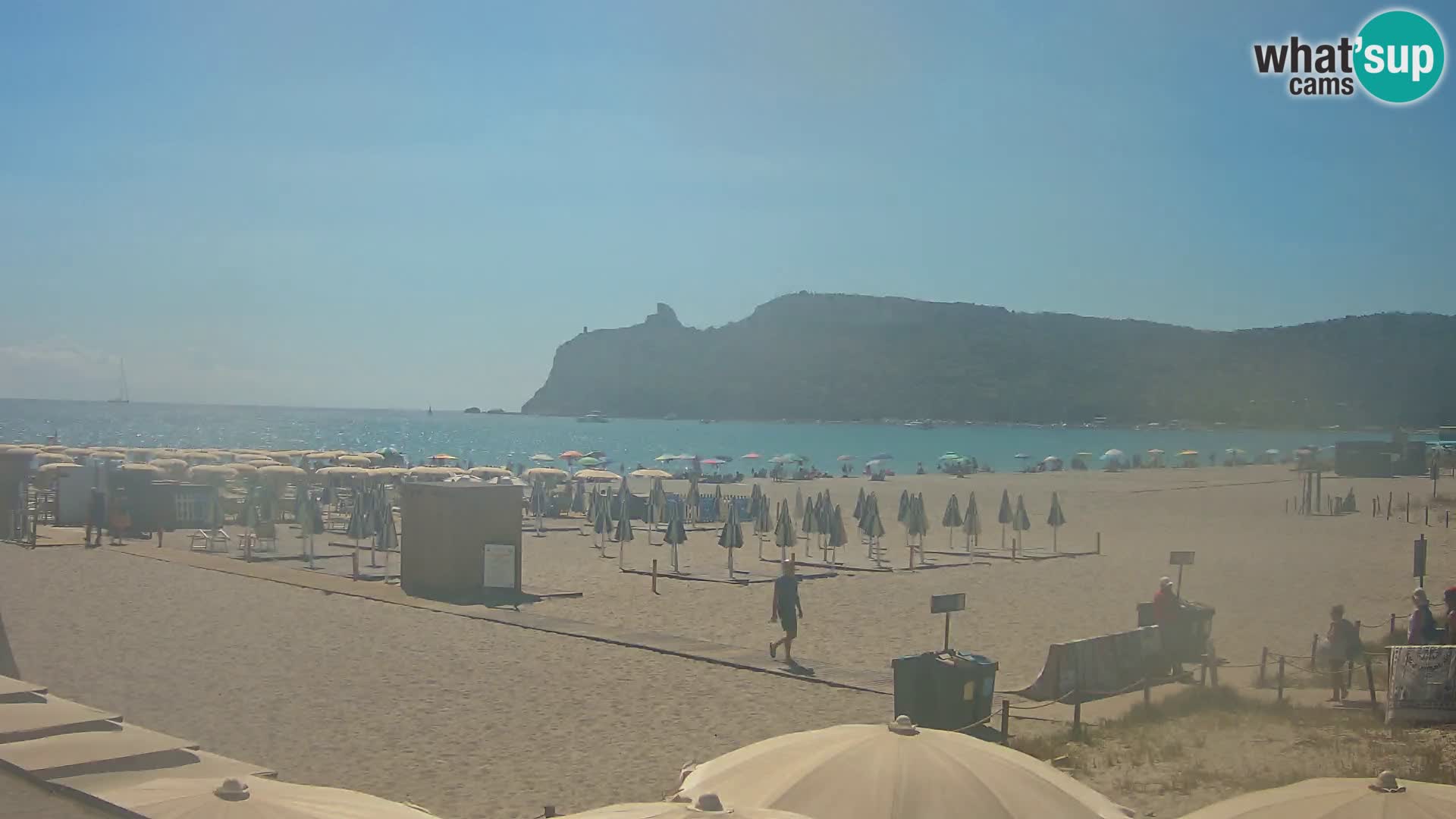 Poetto Strand Webcam | Cagliari | Sardinien