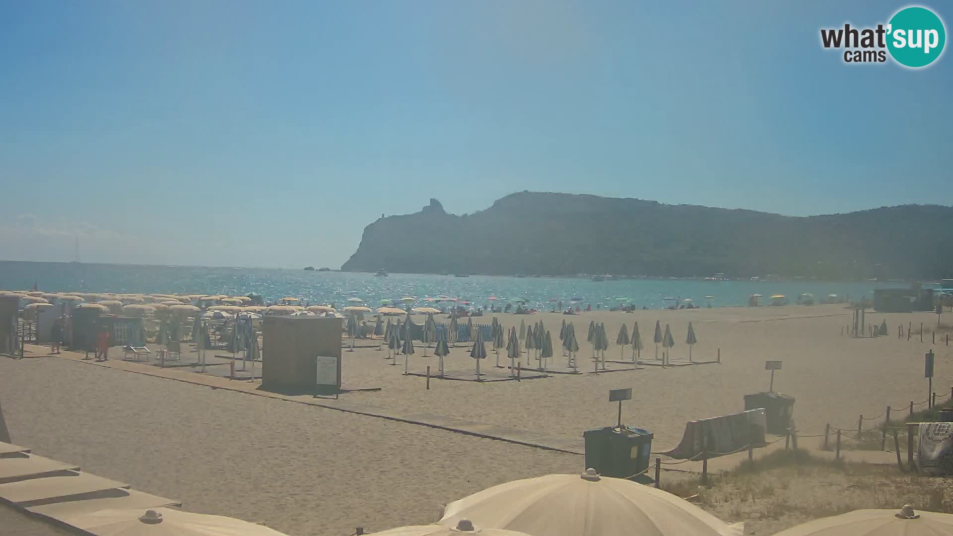 Poetto beach webcam | Cagliari | Sardinia