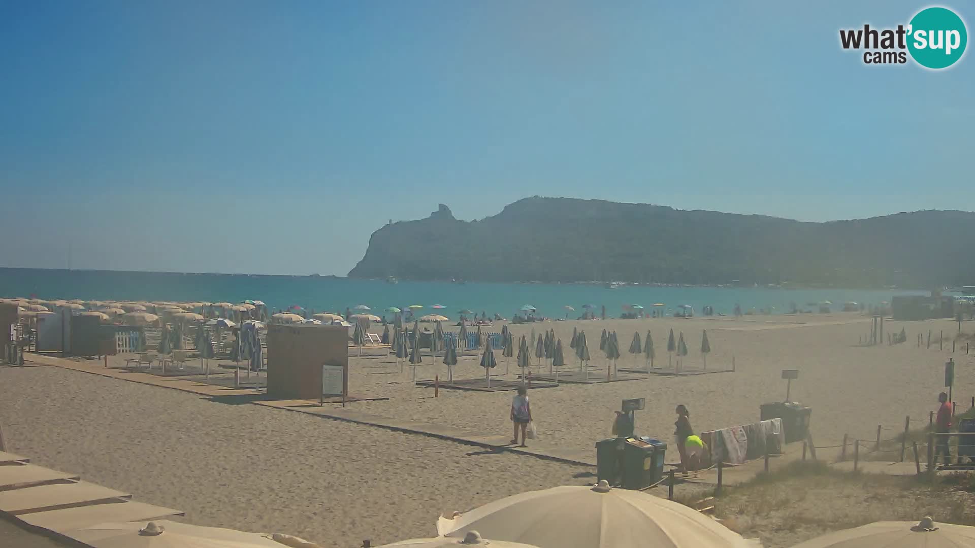 Poetto beach webcam | Cagliari | Sardinia