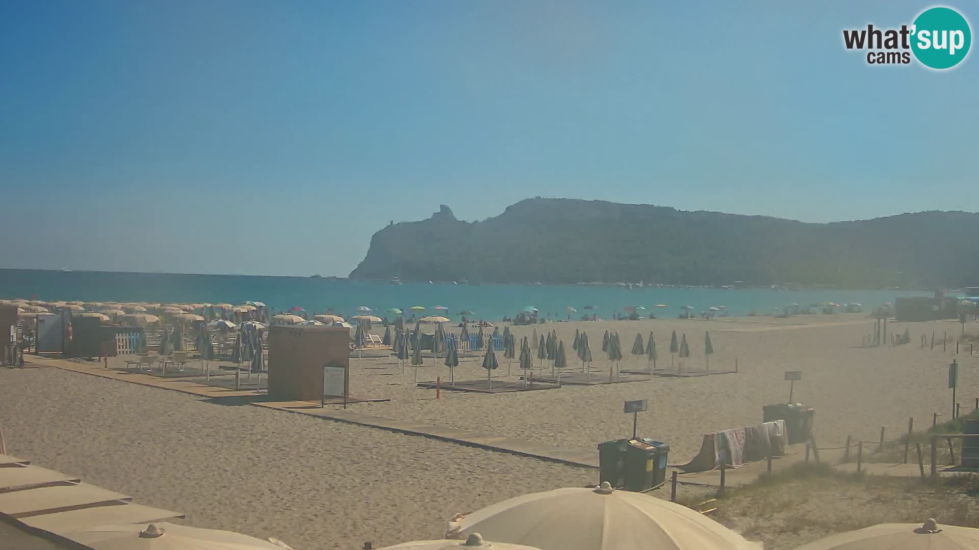 Poetto beach webcam | Cagliari | Sardinia
