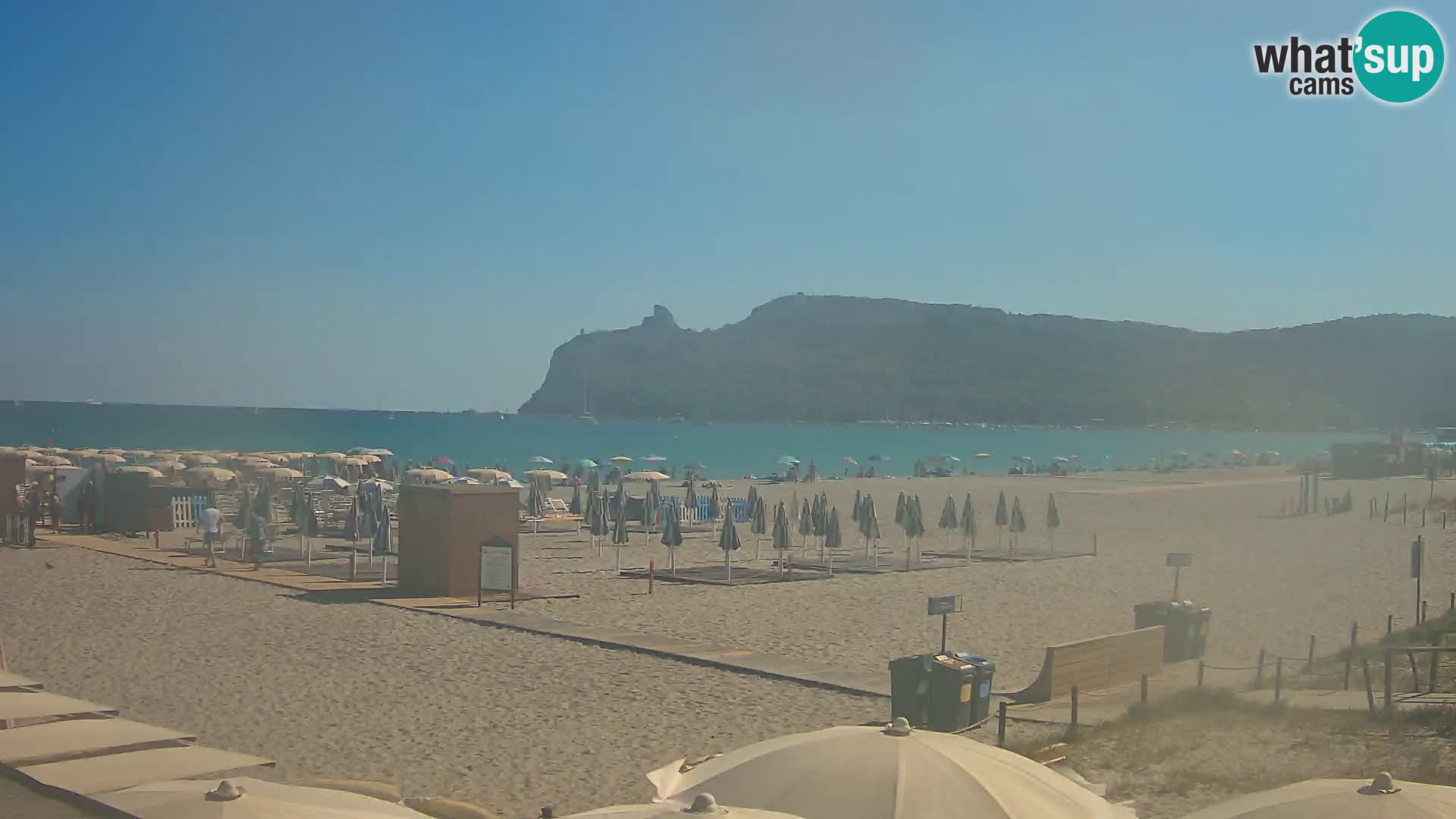 Webcam plage de Poetto | Cagliari | Sardaigne
