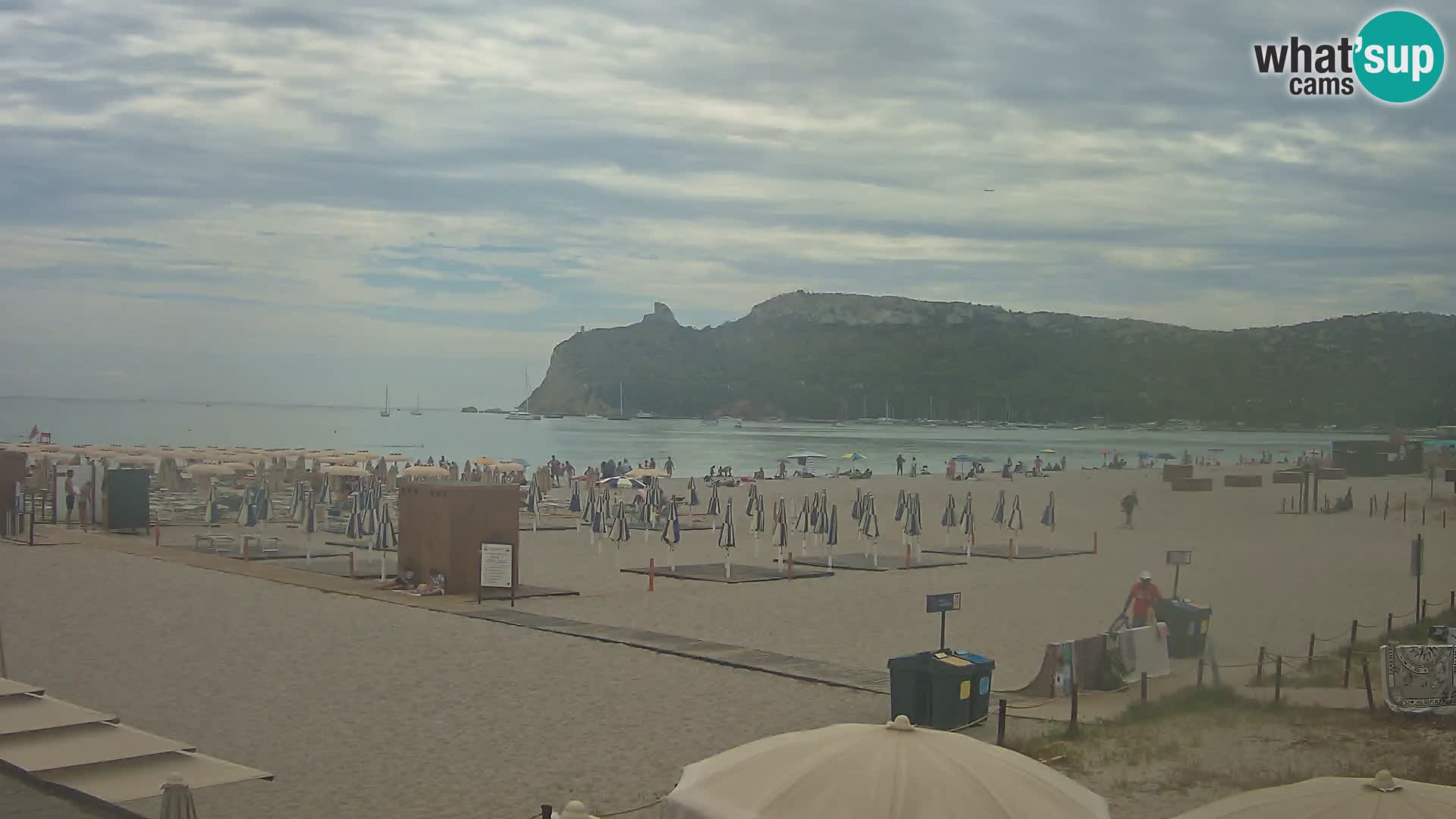 Webcam plage de Poetto | Cagliari | Sardaigne