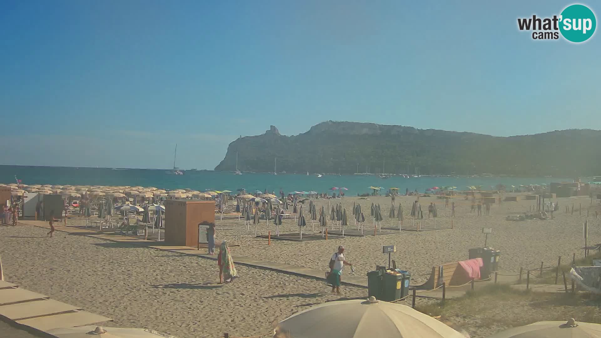 Webcam plage de Poetto | Cagliari | Sardaigne