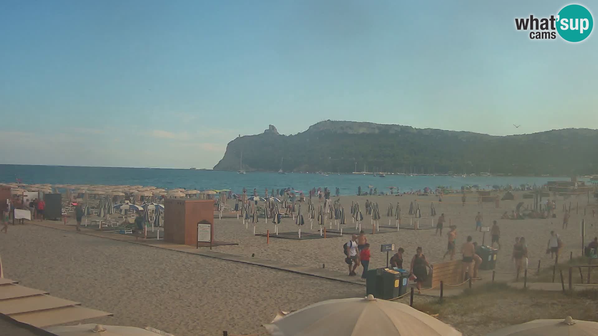 Webcam plage de Poetto | Cagliari | Sardaigne