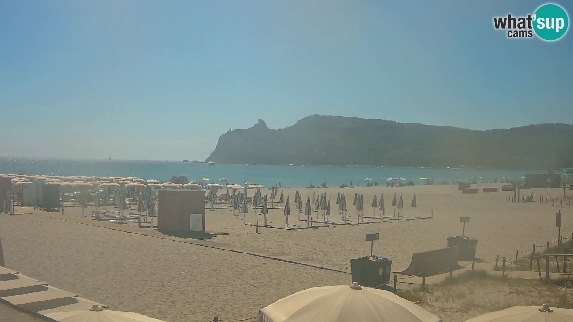 Webcam plage de Poetto | Cagliari | Sardaigne