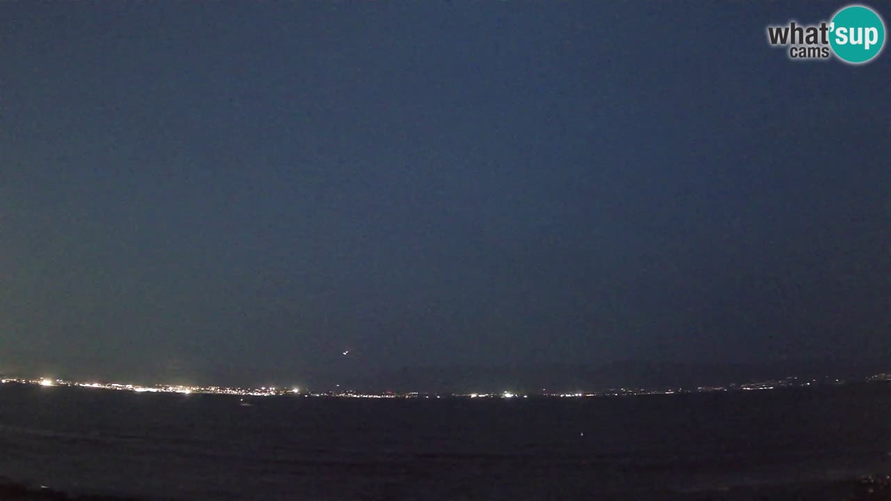 Webcam Cagliari Windsurf Club – Plage du Poetto en direct