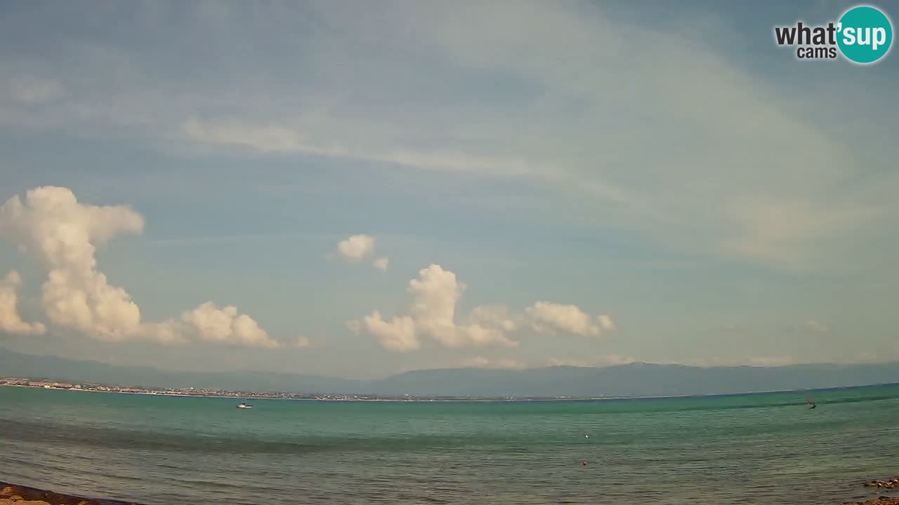Web kamera Cagliari Windsurf Club – Poetto plaža uživo