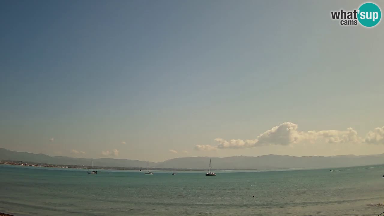 Web kamera Cagliari Windsurf Club – Poetto plaža uživo