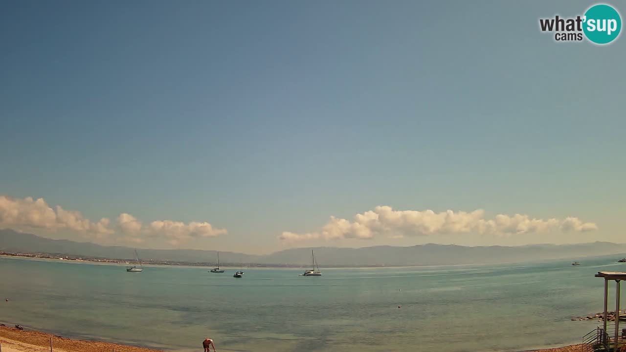 Webcam Cagliari Windsurf Club – Spiaggia del Poetto in diretta