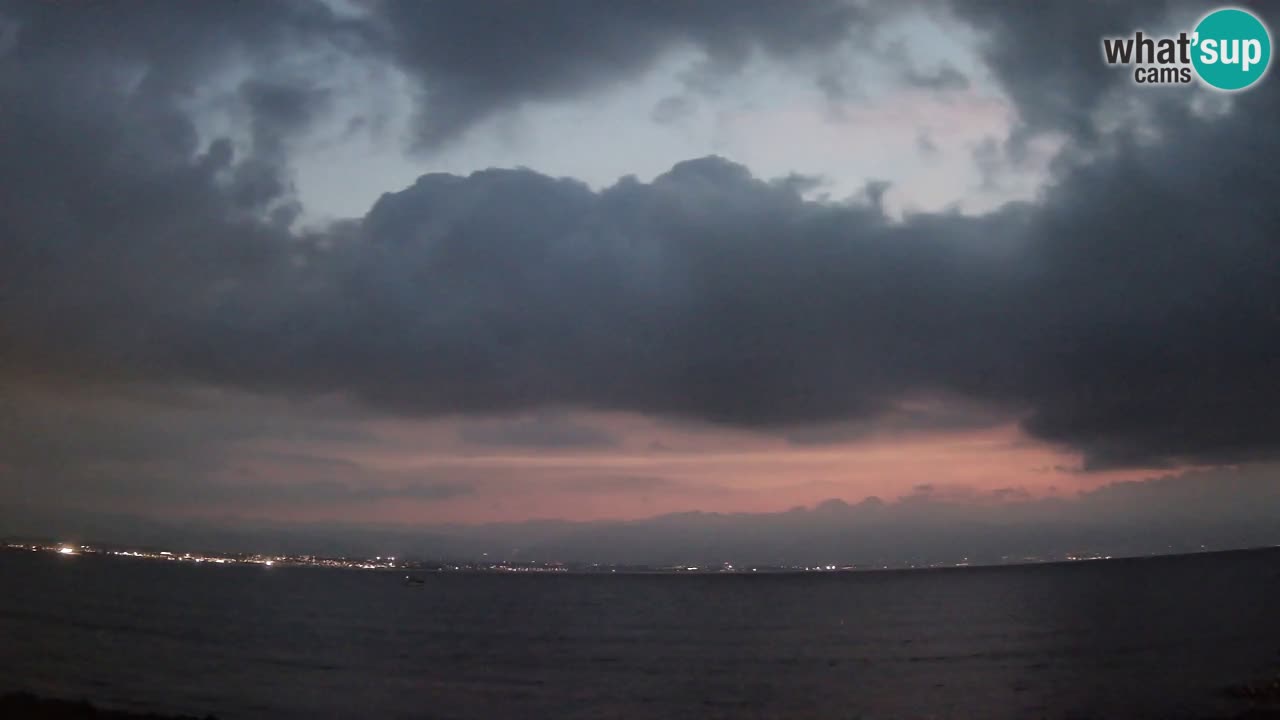 Webcam Cagliari Windsurf Club – Playa del Poetto en directo