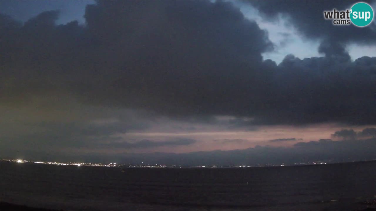 Web kamera Cagliari Windsurf Club – Poetto plaža uživo