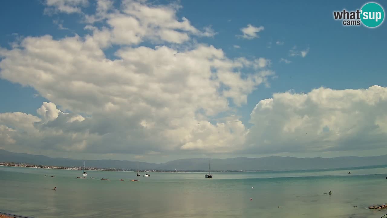 Webcam Cagliari Windsurf Club – Liveblick vom Poetto Strand