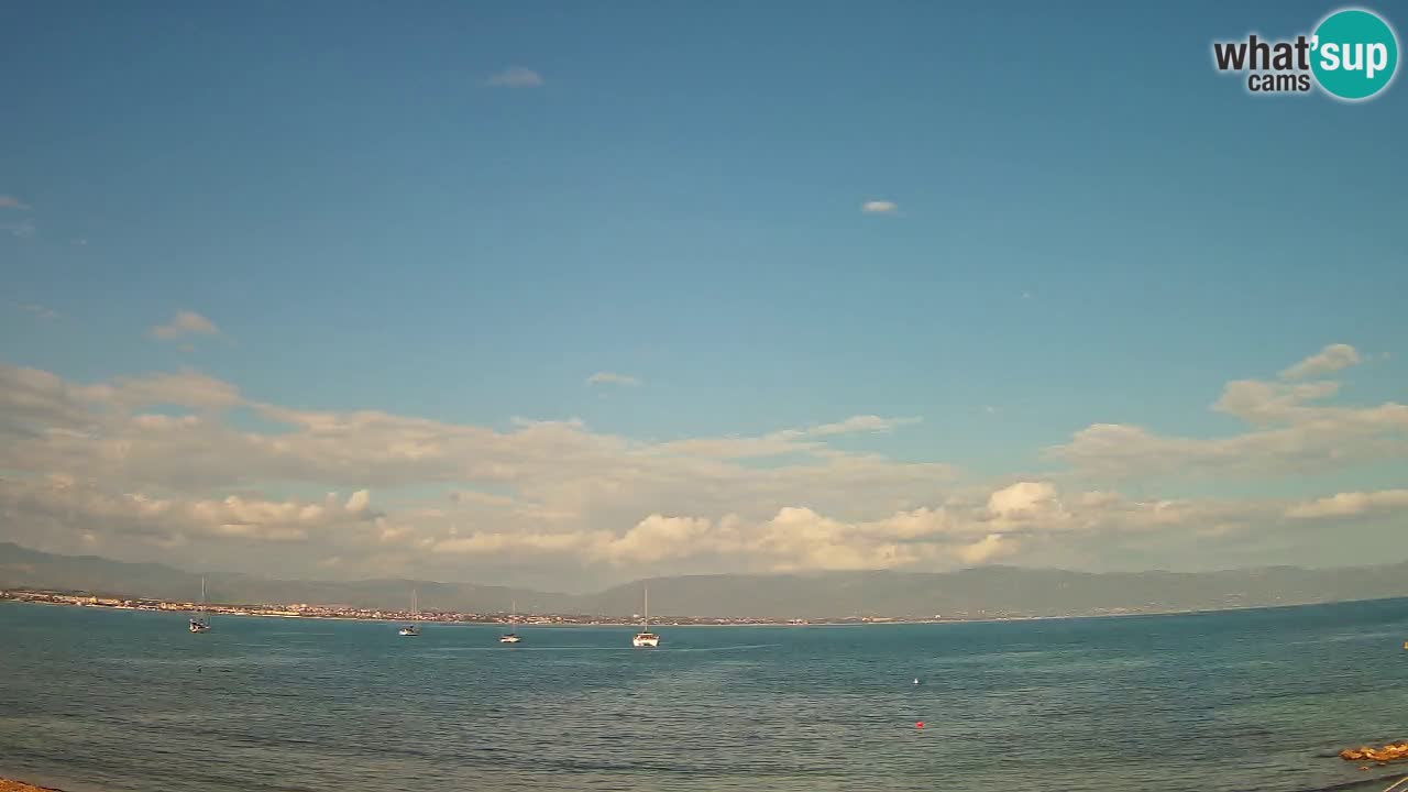 Webcam Cagliari Windsurf Club – Spiaggia del Poetto in diretta