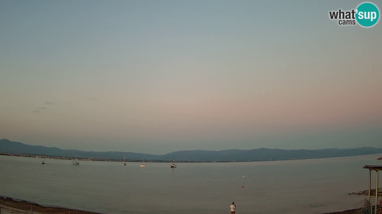 Webcam Cagliari Windsurf Club – Spiaggia del Poetto in diretta