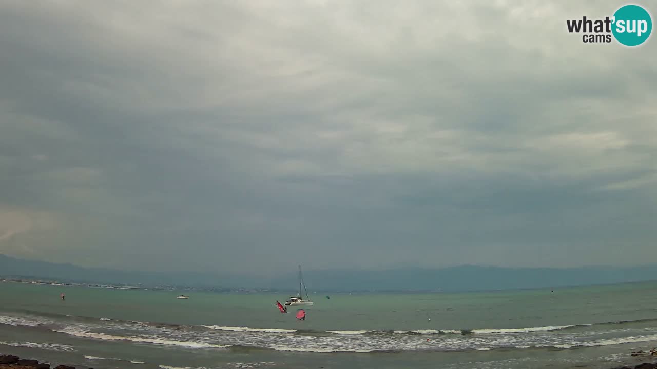 Webcam Cagliari Windsurf Club – Spiaggia del Poetto in diretta