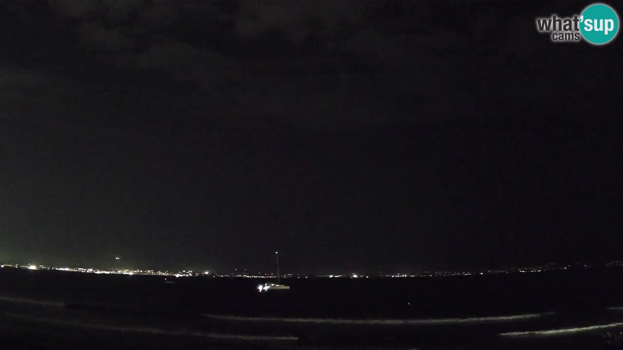 Web kamera Cagliari Windsurf Club – Poetto plaža uživo