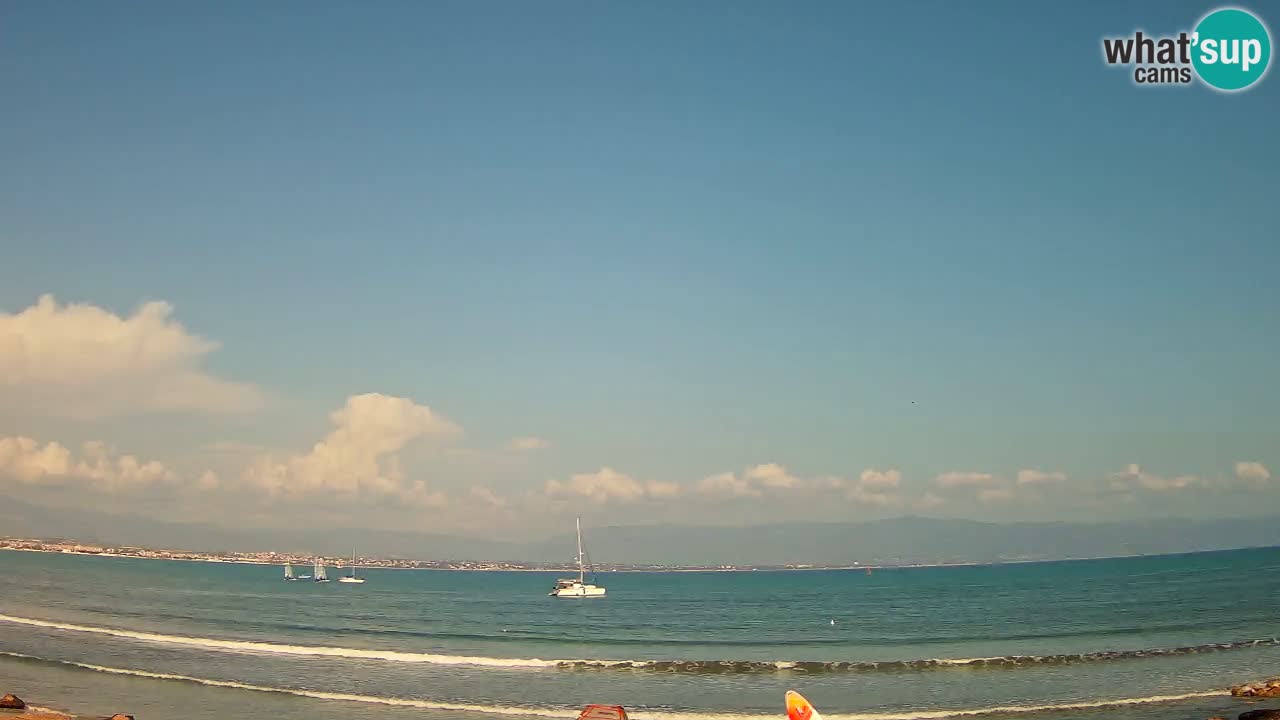 Webcam Cagliari Windsurf Club – Liveblick vom Poetto Strand
