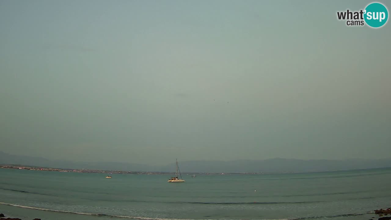 Spletna kamera Cagliari Windsurf Club – Pogled v živo s plaže Poetto
