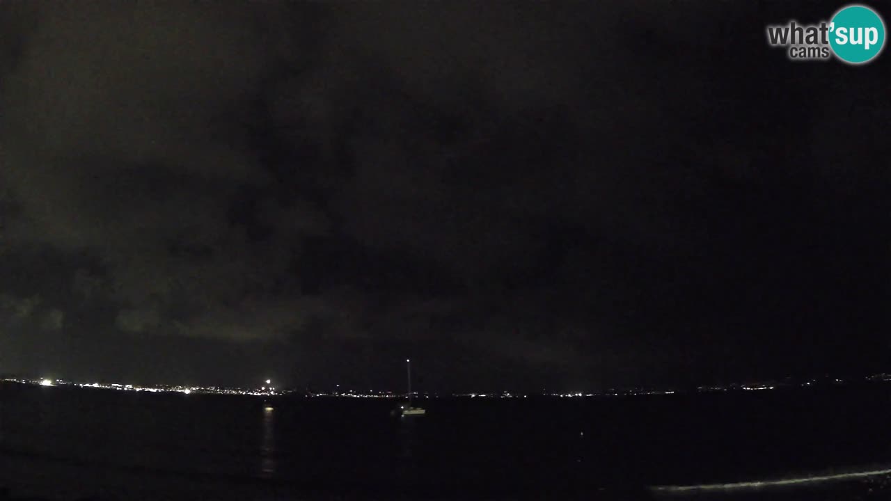 Webcam Cagliari Windsurf Club – Playa del Poetto en directo