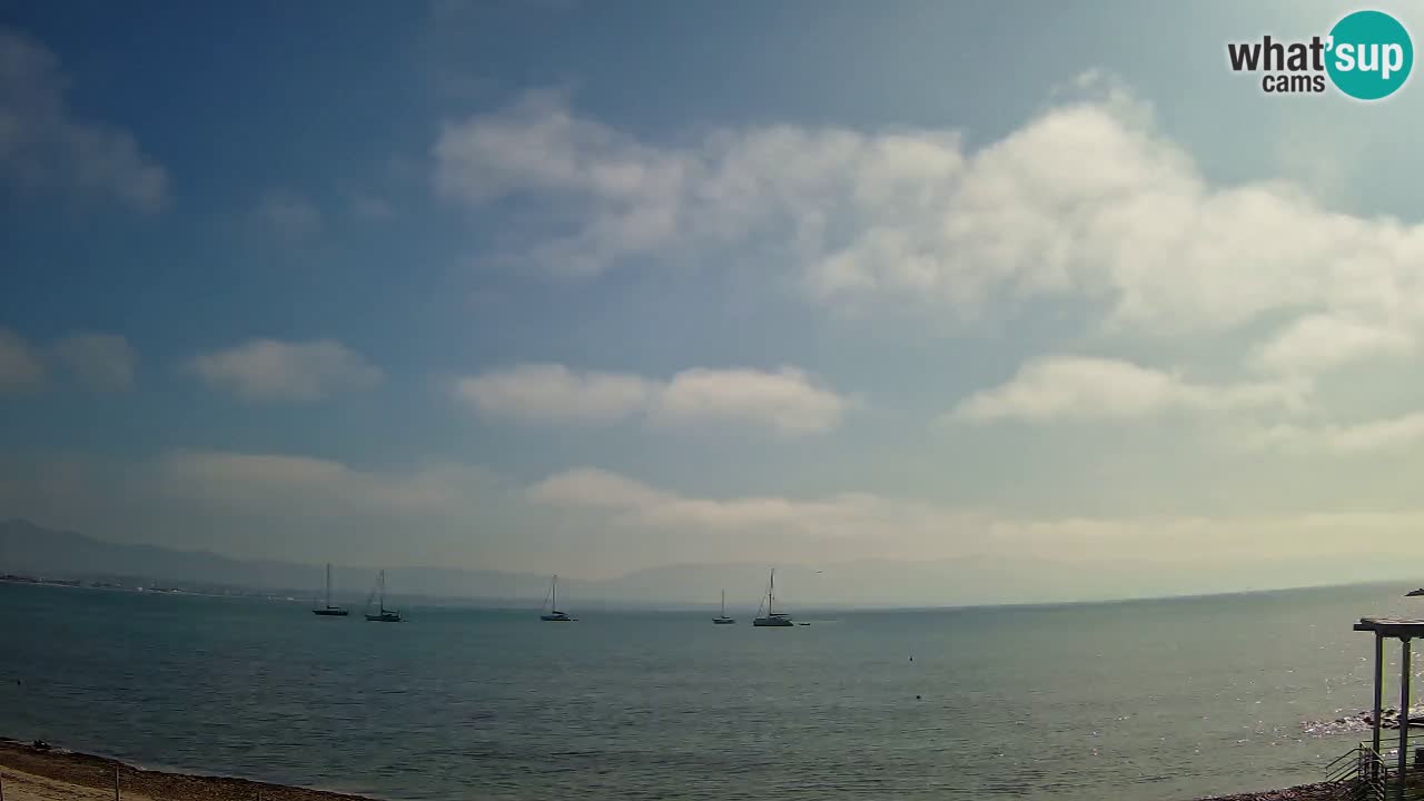 Webcam Cagliari Windsurf Club – Playa del Poetto en directo
