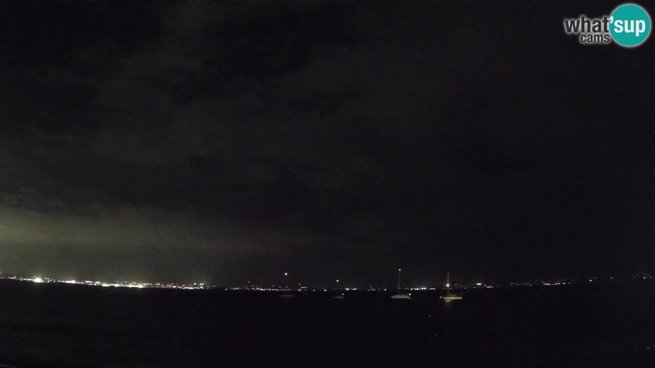 Webcam Cagliari Windsurf Club – Playa del Poetto en directo