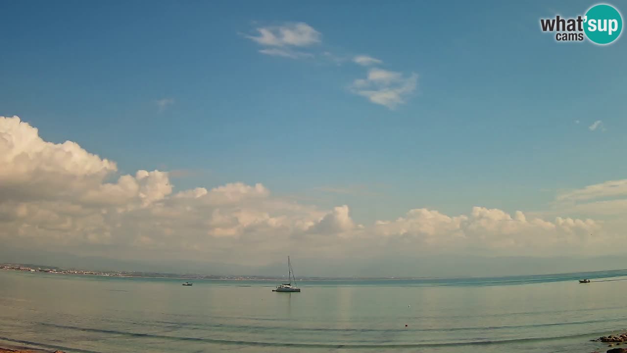 Spletna kamera Cagliari Windsurf Club – Pogled v živo s plaže Poetto