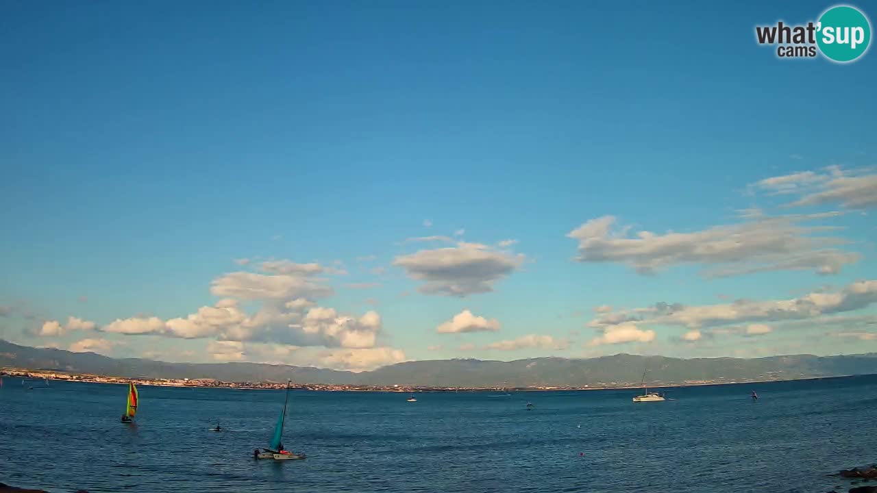 Webcam Cagliari Windsurf Club – Liveblick vom Poetto Strand
