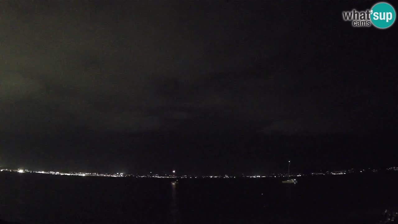 Spletna kamera Cagliari Windsurf Club – Pogled v živo s plaže Poetto