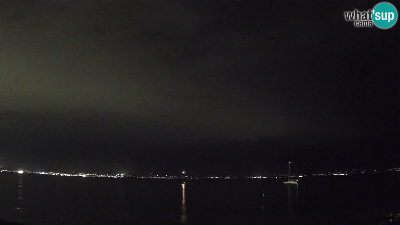 Spletna kamera Cagliari Windsurf Club – Pogled v živo s plaže Poetto