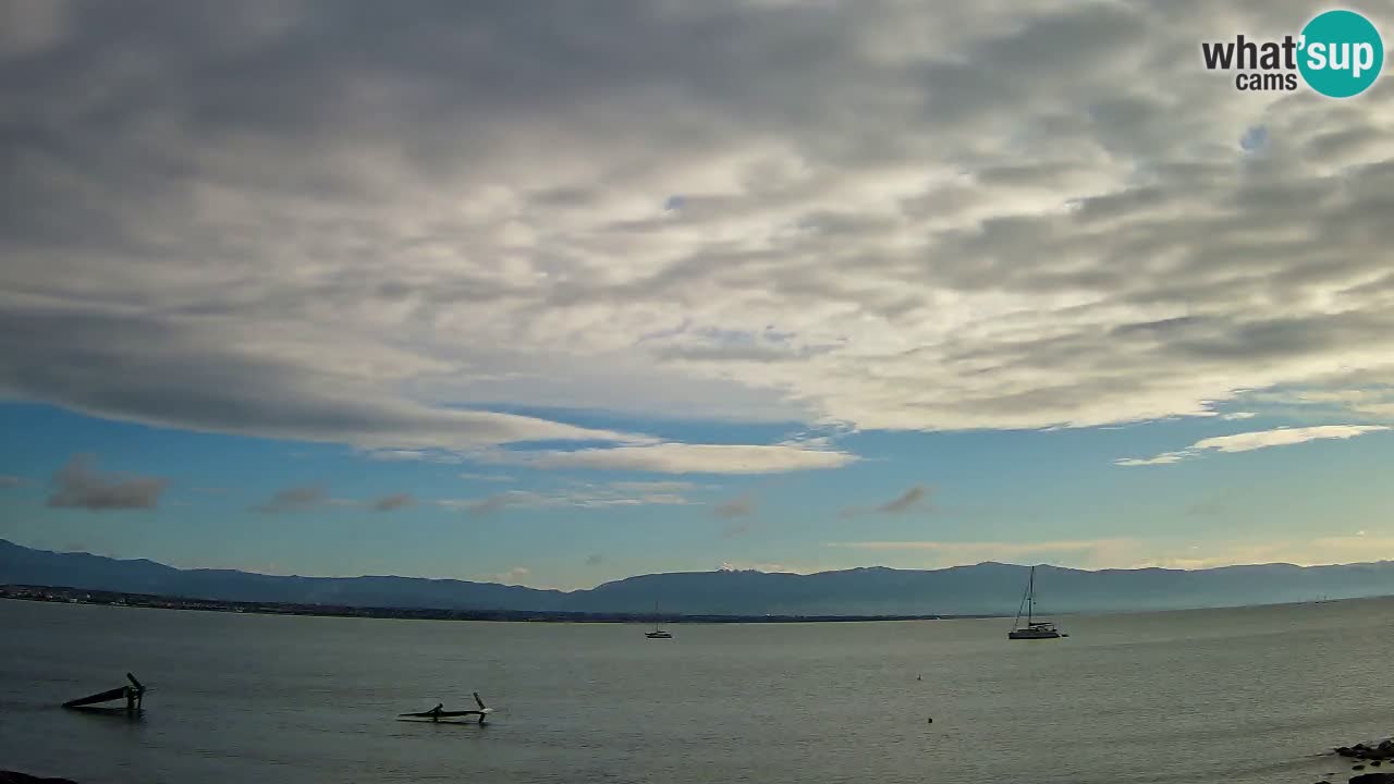 Webcam Cagliari Windsurf Club – Plage du Poetto en direct