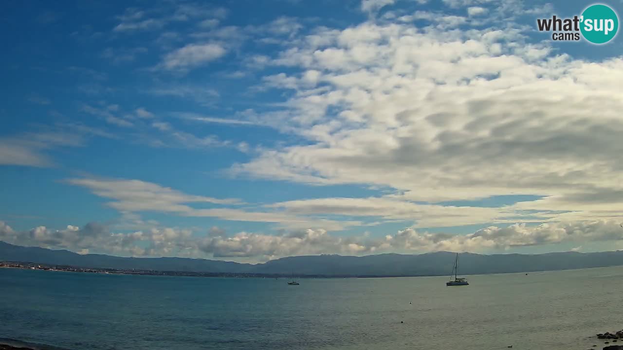 Web kamera Cagliari Windsurf Club – Poetto plaža uživo