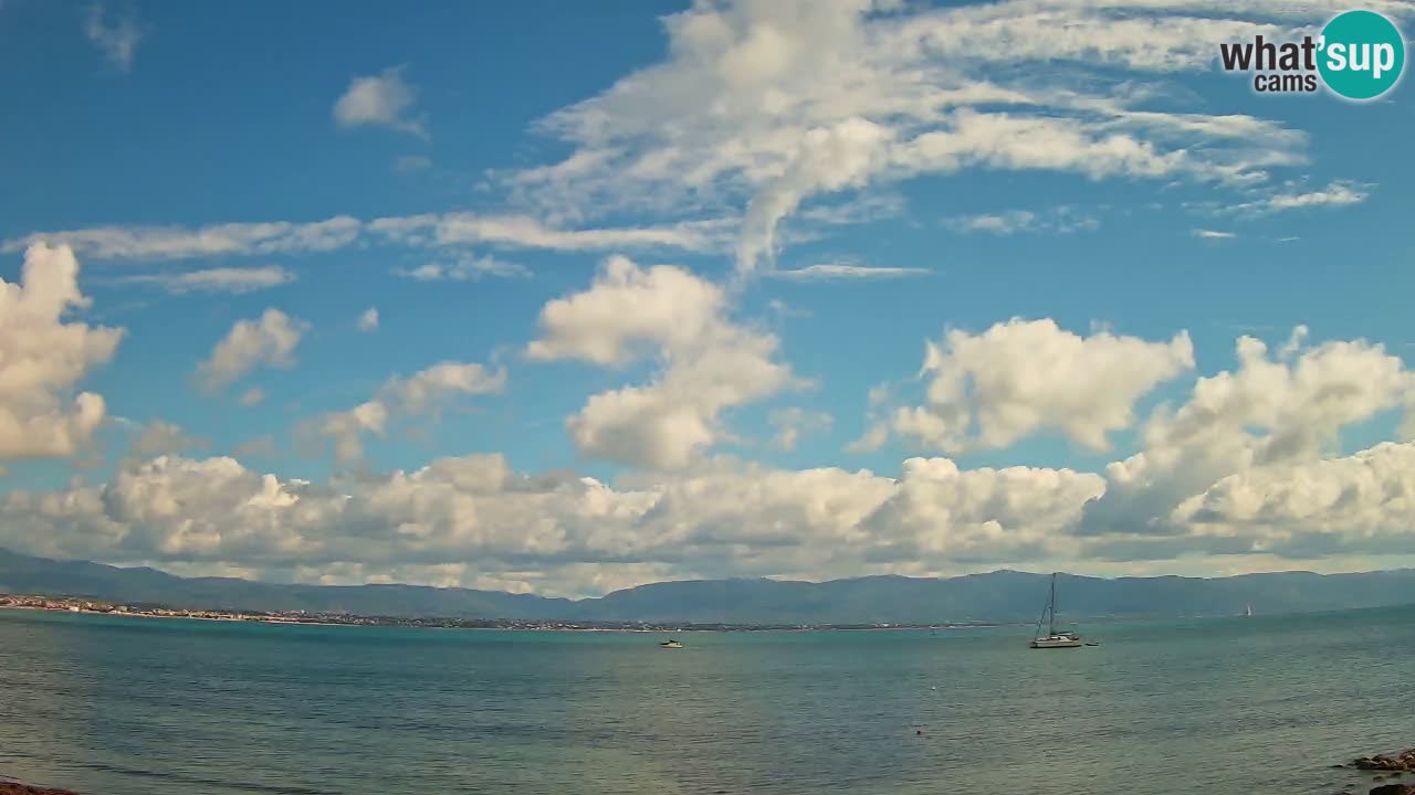 Webcam Cagliari Windsurf Club – Playa del Poetto en directo