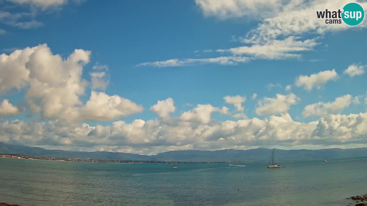 Webcam Cagliari Windsurf Club – Playa del Poetto en directo