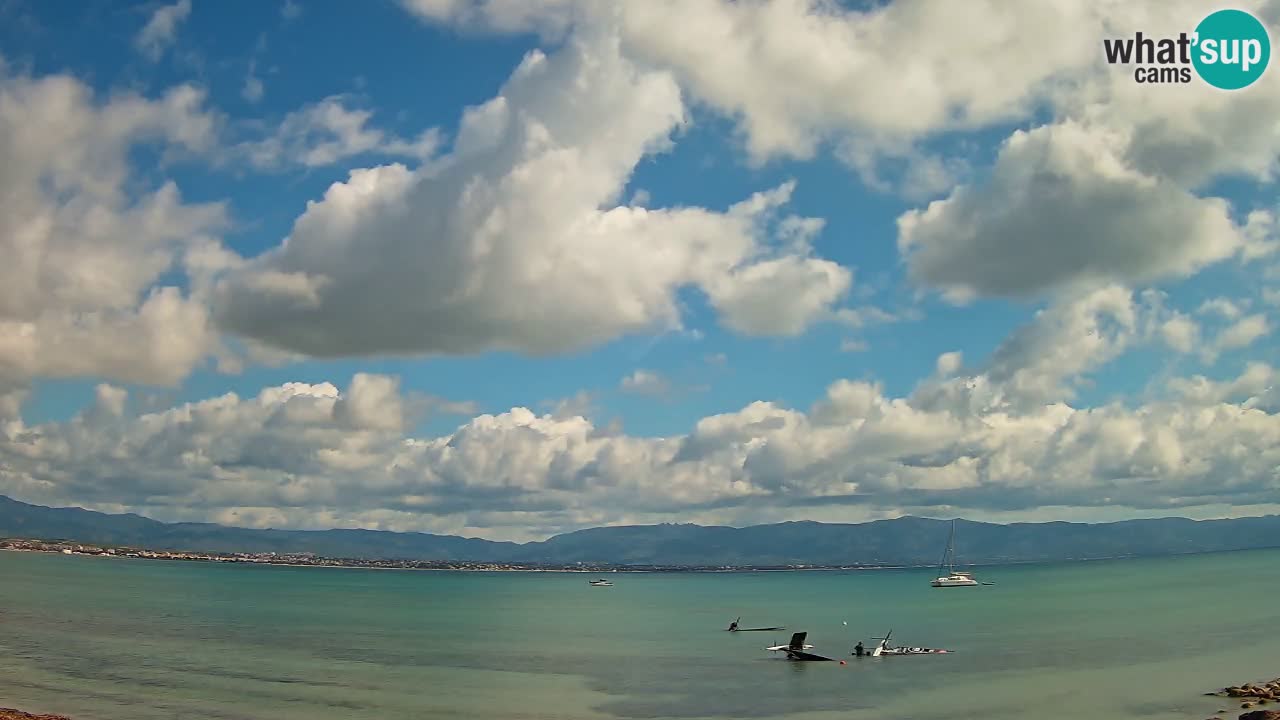 Webcam Cagliari Windsurf Club – Liveblick vom Poetto Strand