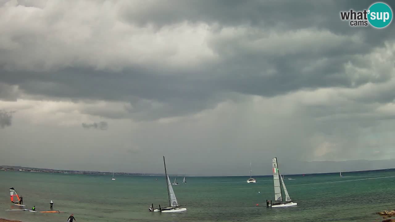 Webcam Cagliari Windsurf Club – Plage du Poetto en direct