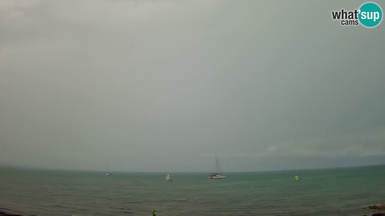 Web kamera Cagliari Windsurf Club – Poetto plaža uživo