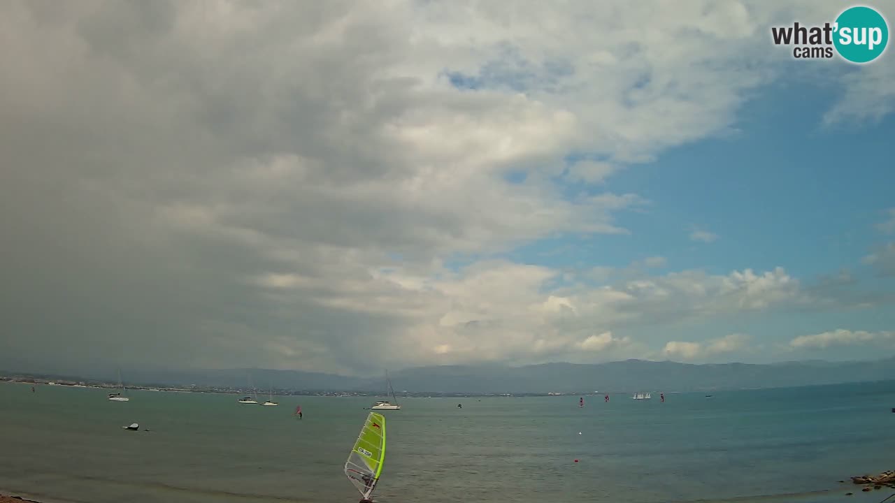 Webcam Cagliari Windsurf Club – Spiaggia del Poetto in diretta