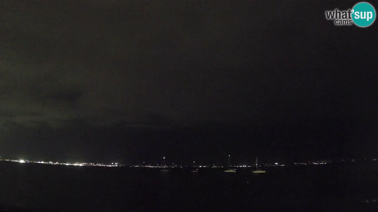 Webcam Cagliari Windsurf Club – Plage du Poetto en direct