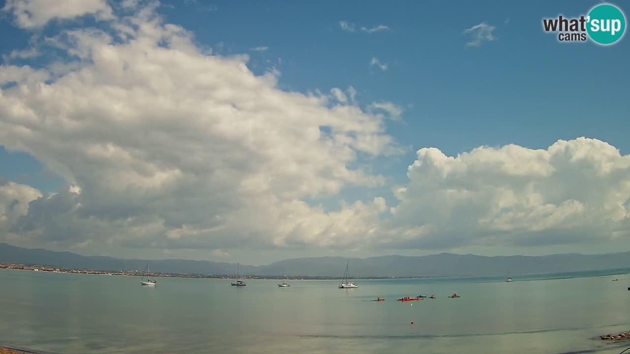 Webcam Cagliari Windsurf Club – Plage du Poetto en direct