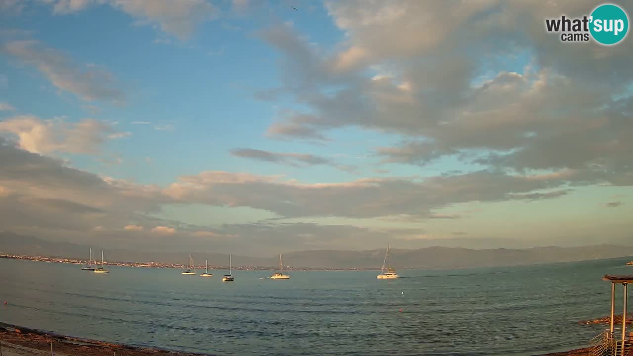 Webcam Cagliari Windsurf Club – Spiaggia del Poetto in diretta