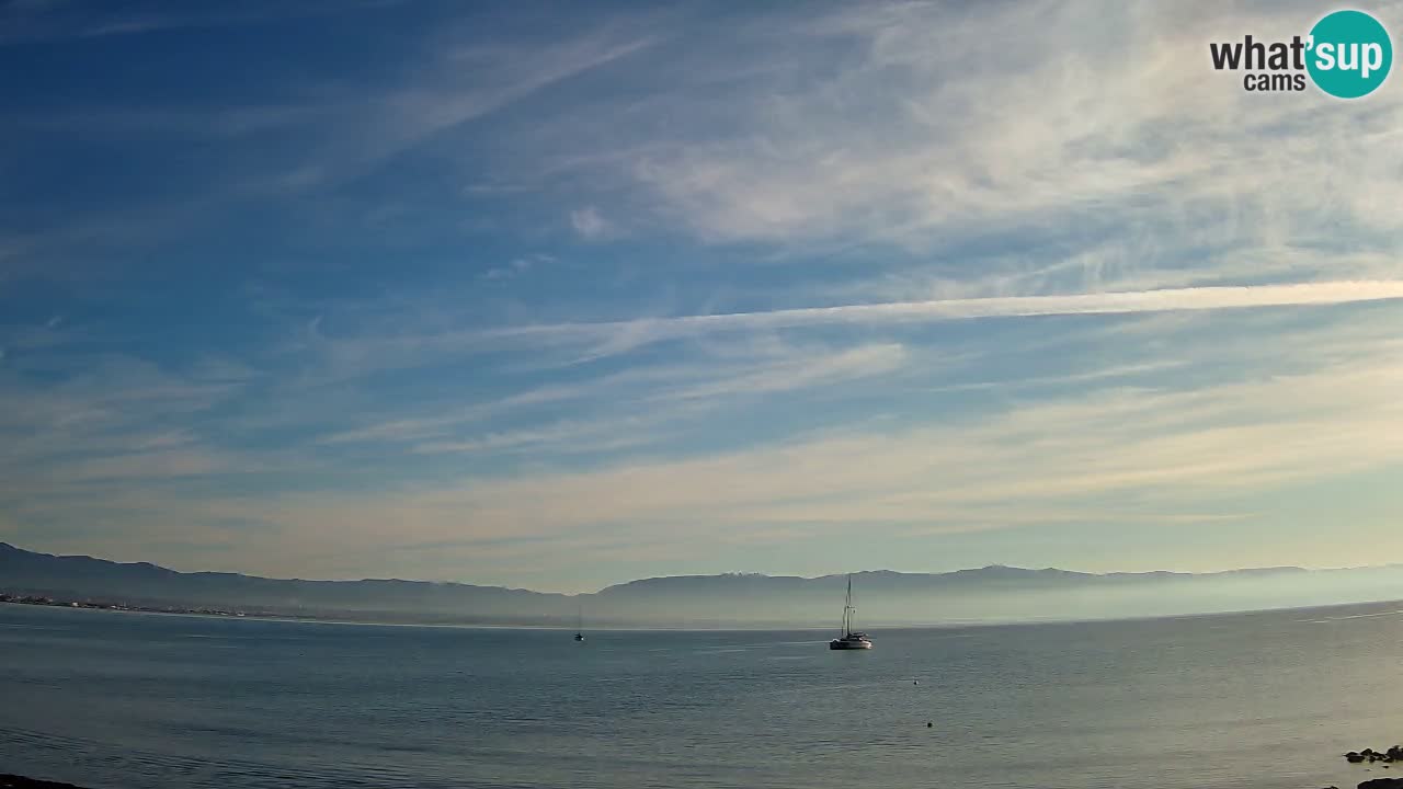 Web kamera Cagliari Windsurf Club – Poetto plaža uživo