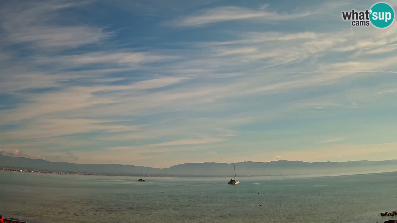 Webcam Cagliari Windsurf Club – Playa del Poetto en directo