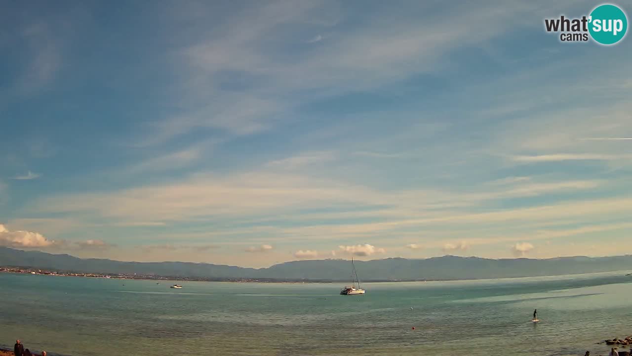 Webcam Cagliari Windsurf Club – Plage du Poetto en direct