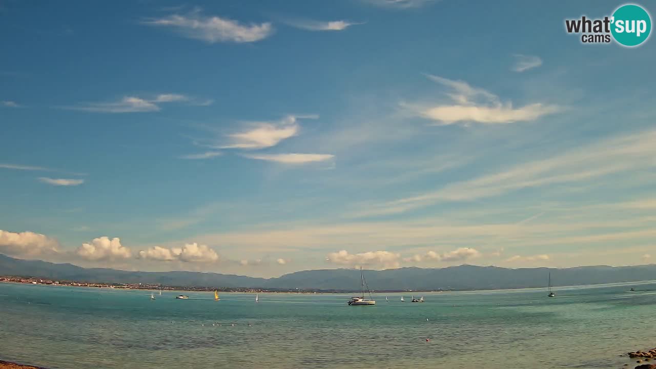Webcam Cagliari Windsurf Club – Liveblick vom Poetto Strand