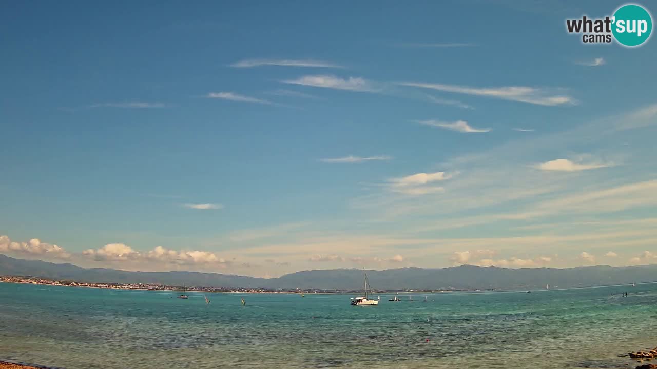 Webcam Cagliari Windsurf Club – Spiaggia del Poetto in diretta