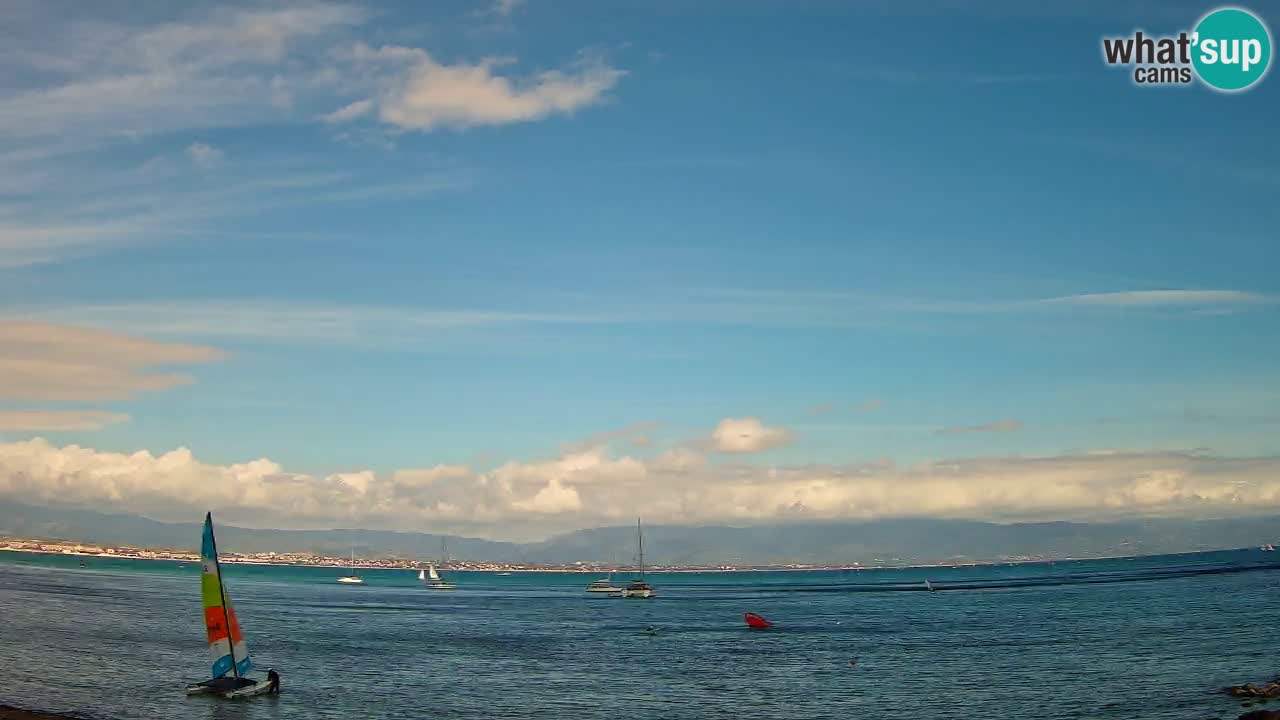 Webcam Cagliari Windsurf Club – Plage du Poetto en direct