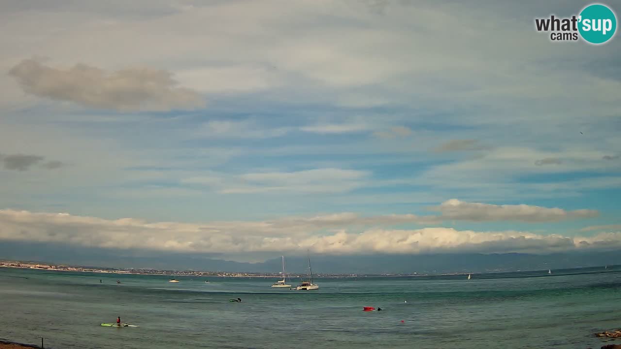 Webcam Cagliari Windsurf Club – Plage du Poetto en direct